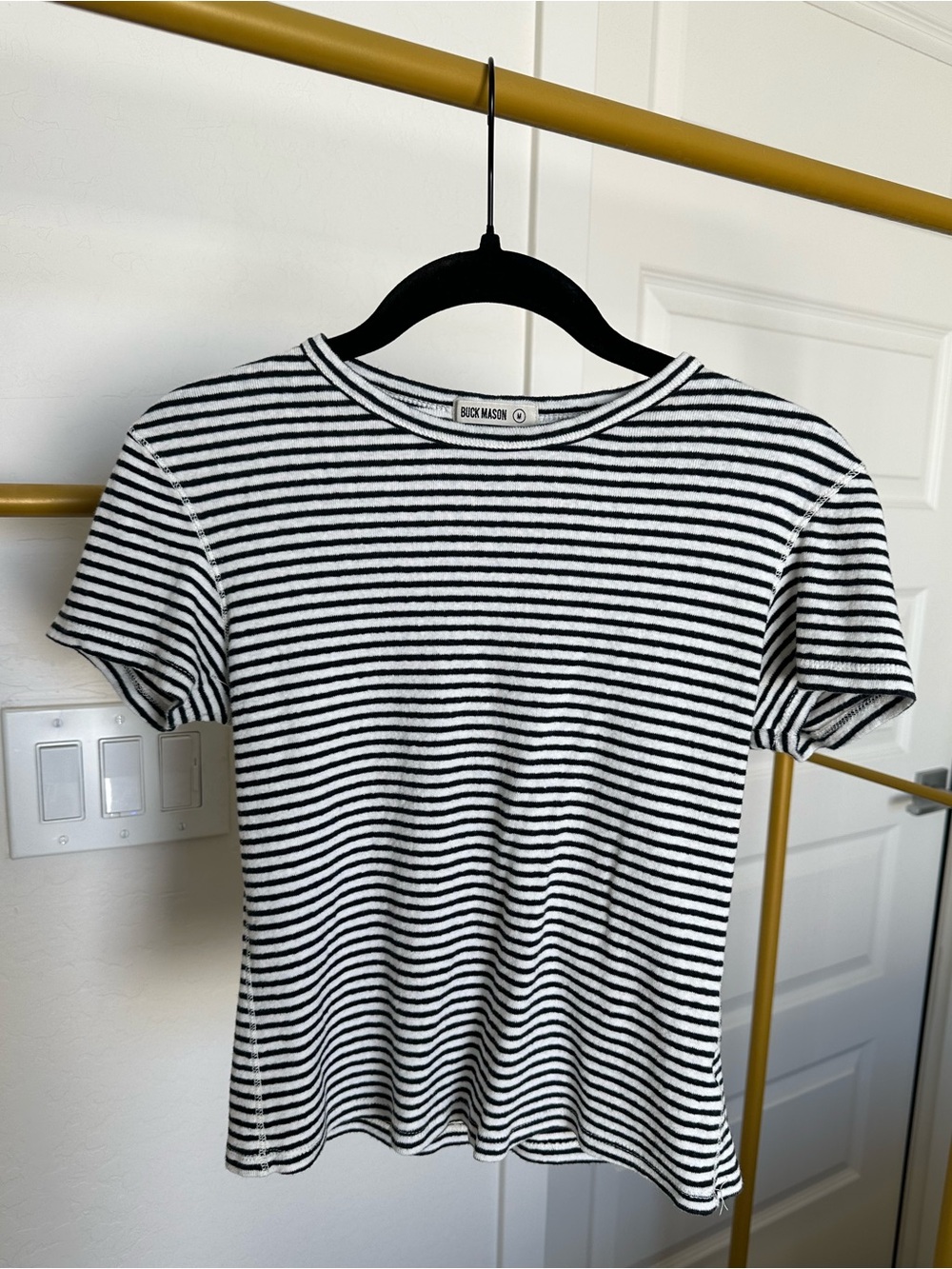 BUCK MASON Striped Cotton TShirt